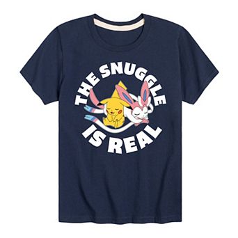 Boys 8-20 Pokemon The Snuggle Is Real Graphic Tee