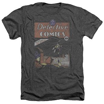 Dc Comics Detective 27 Distressed Adult Heather T-shirt