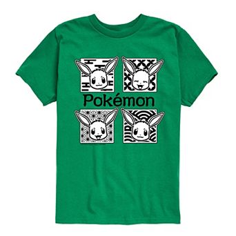 Boys 8-20 Pokemon Wagara Eevee Graphic Tee