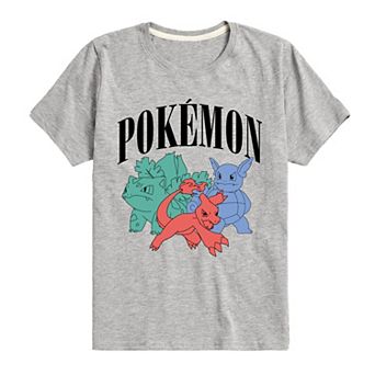 Boys 8-20 Pokemon Charmelon Ivysaur Wartortle Graphic Tee
