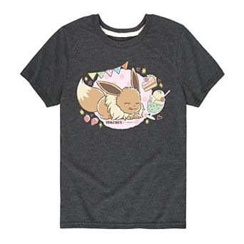 Boys 8-20 Pokemon Cafe Eevee Graphic Tee