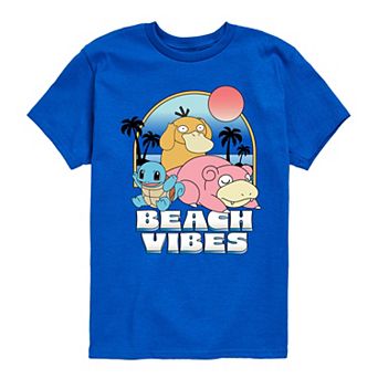Boys 8-20 Pokemon Beach Vibes Graphic Tee