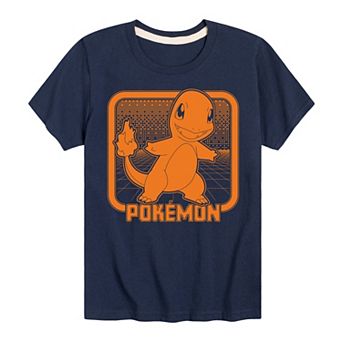 Boys 8-20 Pokemon Retro Charmander Graphic Tee