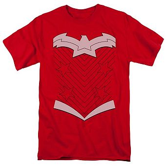 Justice League Of America New Wonder Woman Uniform Short Sleeve Adult T-shirt