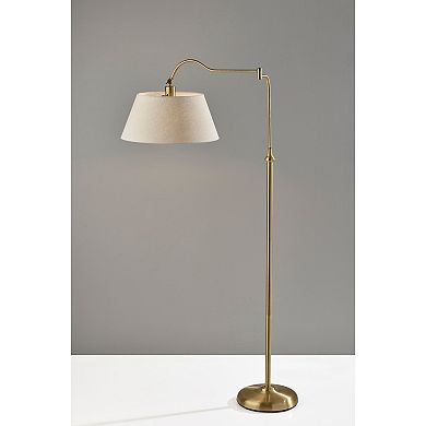 Adesso 60.25-in. Antique Brass Rodeo Floor Lamp