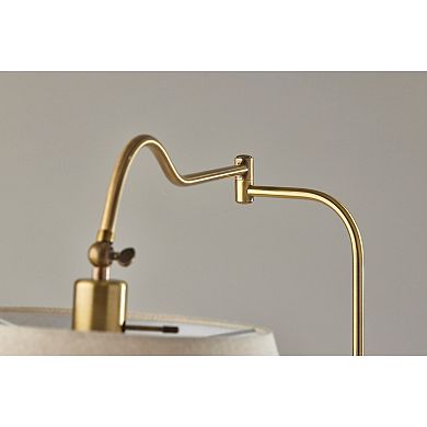 Adesso 60.25-in. Antique Brass Rodeo Floor Lamp