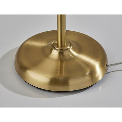 Adesso 60.25-in. Antique Brass Rodeo Floor Lamp