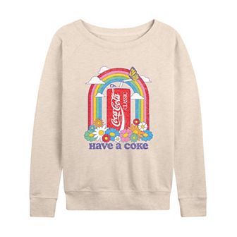 Women's Coca-Cola Have A Coke Rainbow French Terry Long Sleeve Tee