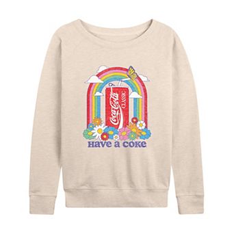 Women's Coca-Cola Have A Coke Rainbow French Terry Long Sleeve Tee