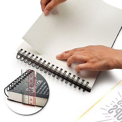 2 Packs Sketch Book 100 Sheets Art Drawing Pad