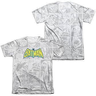 DC Comics Vintage Bat Adult 65/35 Poly/Cotton Short Sleeve T-Shirt