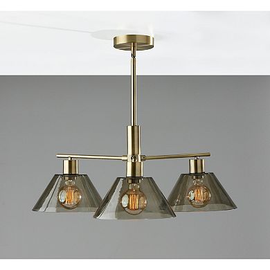 ADESSO Zoe 3-Light Chandelier Ceiling Light