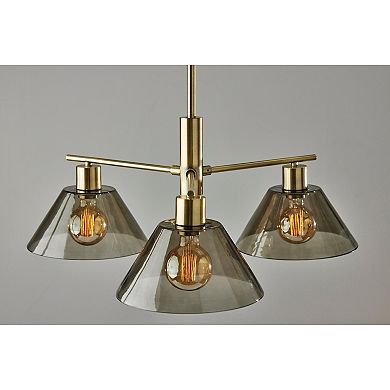 ADESSO Zoe 3-Light Chandelier Ceiling Light