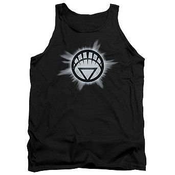 Green Lantern White Glow Adult Tank Top
