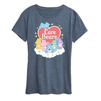 Women's Care Bears Pastel Cloud Group Graphic Tee