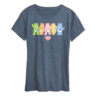 Women's Care Bears Pastel Lineup Graphic Tee