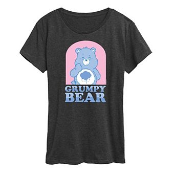 Women's Care Bears Pastel Grumpy Bear Graphic Tee