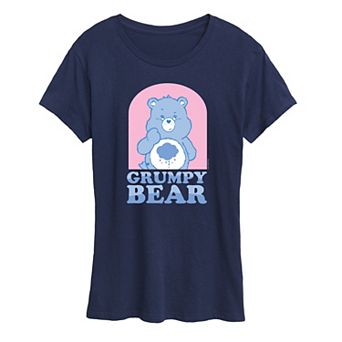 Women's Care Bears Pastel Grumpy Bear Graphic Tee