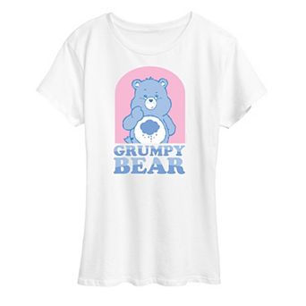 Women's Care Bears Pastel Grumpy Bear Graphic Tee