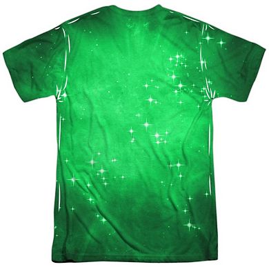Green Lantern Green Energy Short Sleeve Adult 100% Poly Crew T-shirt