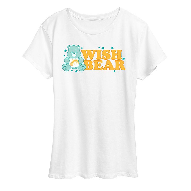 Women's Care Bears Wish Bear Graphic Tee, Girl's, Size: XXL, White