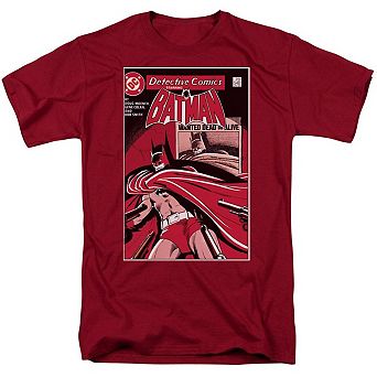 Dc Comics Wanted Bat Short Sleeve Adult T-shirt