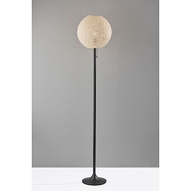 ADESSO Havana Rattan Shade Floor Lamp