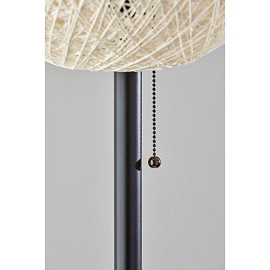 ADESSO Havana Rattan Shade Floor Lamp