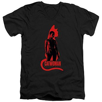 The Batman Selina Kyle Cat Silhouette Short Sleeve T-shirt