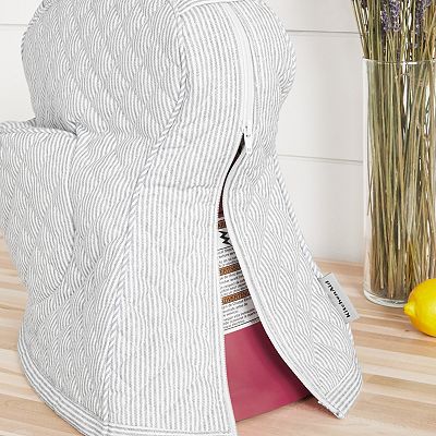 Handmade Quilted KitchenAid Mixer Cover - Piped With Pockets, Cotton