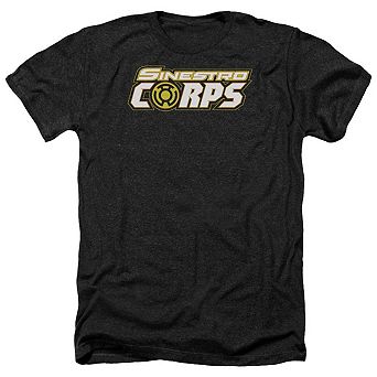 Green Lantern Sinestro Corps Logo Adult Heather T-shirt
