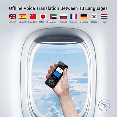 Wooask W10 Language Translator Device Offline Accurate Online Translation Instant Voice Translation