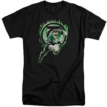 Green Lantern Space Cop Short Sleeve Adult Tall T-shirt