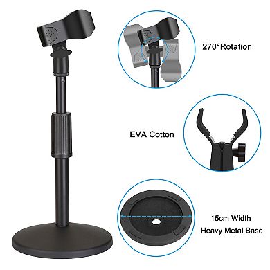Desk Microphone Stand with Mic Clip