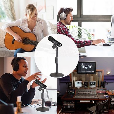 Desk Microphone Stand with Mic Clip