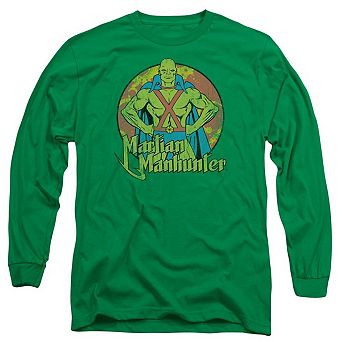 Dc Comics Martian Manhunter Long Sleeve Adult T-shirt