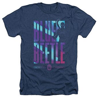 Blue Beetle Hero Host Adult Heather T-shirt