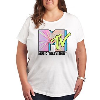 Plus MTV Club Art Graphic Tee