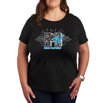 Plus MTV Doodle Logo Graphic Tee