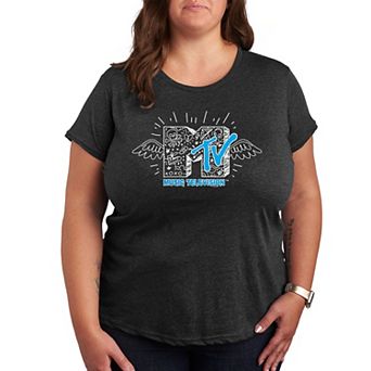 Plus MTV Doodle Logo Graphic Tee