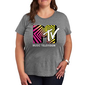 Plus MTV Optical 80s Graphic Tee