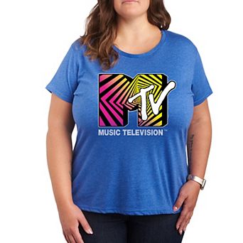 Plus MTV Optical 80s Graphic Tee