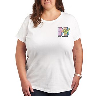 Plus MTV Club Art Graphic Tee
