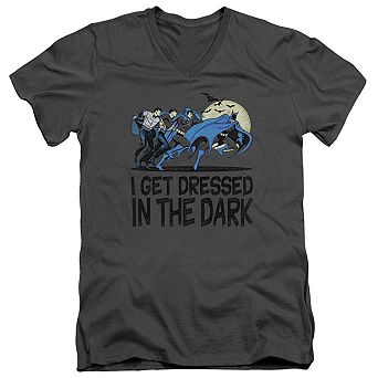 Dc Comics Get Dressed Short Sleeve Adult V Neck T-shirt