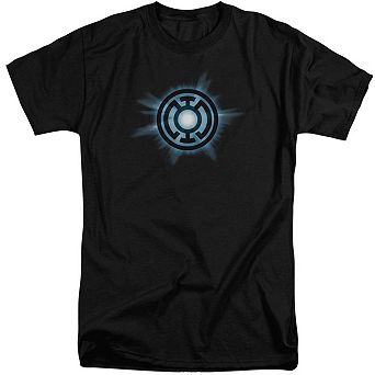Green Lantern Blue Glow Short Sleeve Adult Tall T-shirt