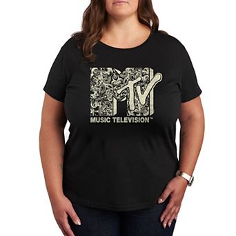 Plus MTV Brocade Logo Graphic Tee