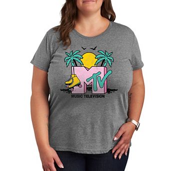 Plus MTV Malibu Roller Skate Graphic Tee