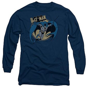 Batman Through The Night Long Sleeve Adult T-shirt