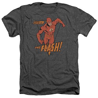Dc Comics Flash Whirlwind Adult Heather T-shirt