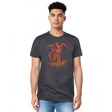 Dc Comics Flash Whirlwind Adult Heather T-shirt